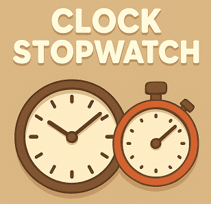 Clock & Stopwatch - Time Management Tool